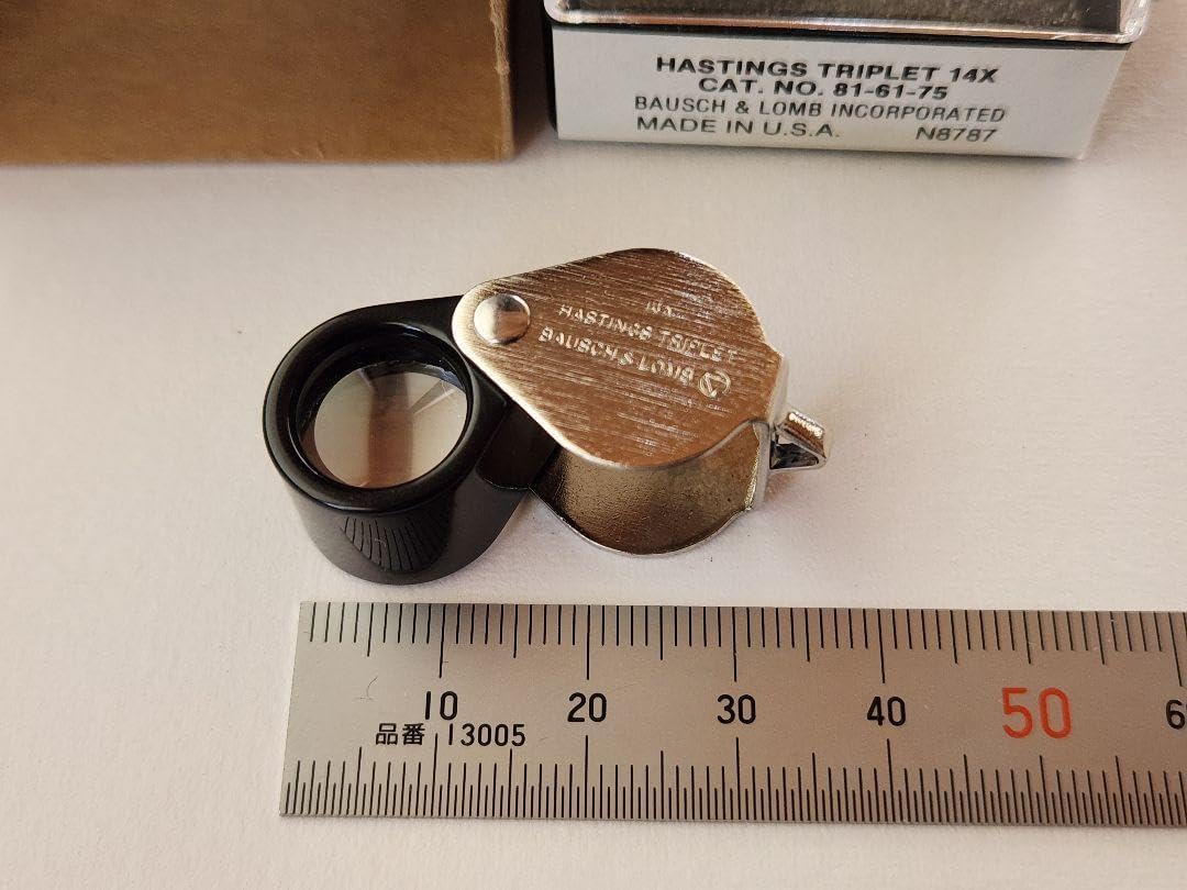 ボシュロム ルーペBausch&Lomb アメリカ製14倍 トリプレット宝石鑑定